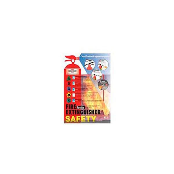 Poster, Fire Extinguisher Safety, 24 x 18